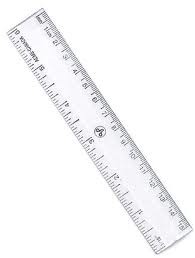 REGLA DE 20 CM. - 0.25 CTVS